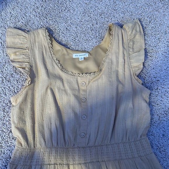 MINI YELLOW DRESS Bought from dry goods, barley worn - Picture 3 of 3